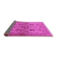 thumbnail image 2 of Ahgly Company Indoor Square Oriental Pink Industrial Area Rugs, 5' Square, 2 of 4