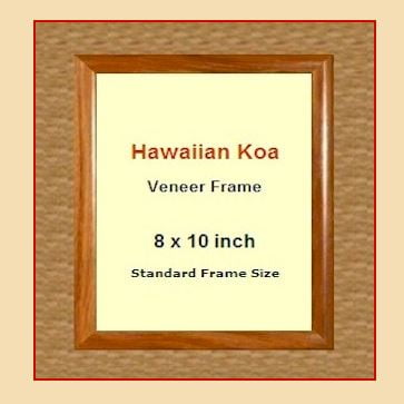 Hawaii Frame 8 X 10 Koa Veneer Photo Com