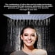 thumbnail image 5 of Cabezal de ducha de acero inoxidable, a prueba de fugas, ultrafino, de alta presión, para baño, cabezal de ducha de techo, reemplazo de rociador de baño para el hogar, redondo de 12 pulgadas Scienceny HA010783-03B, 5 of 7