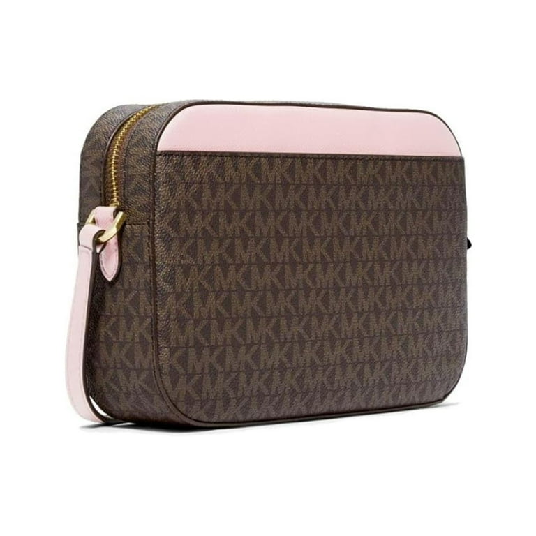 Michael Kors Womens Jet Set Large Leather Crossbody Bag