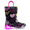 Hearts Black Pink, variant on Toddler Girls Rain Boots Little Kids Baby Light Up Rubber Printed Waterproof Mud Insulated Shoes Butterfly Pink Lightweight Adorable with Easy-on Handles Non Slip Size 1