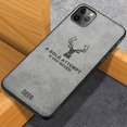 thumbnail image 1 of Funda a prueba de golpes para iPhone 12 Pro Max Mini 13 14 11 7 8 Plus 6 6s, funda de tela de silicona con diseño de ciervo para iPhone XS X XR SE 2020 Tan Jianjun unisex, 1 of 2