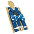 thumbnail image 2 of Tirantes para niños, pajarita, conjunto ajustable Y tirantes para espalda elásticos con Clips, tirantes para bebé, tirantes de esmoquin para, 2 of 9