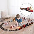 thumbnail image 2 of pitrice Battery Operated Electric Train Toy with Lights & Sound Red Steam, 2 of 8