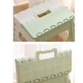 thumbnail image 2 of Portable Step Stool Plastic Collapsible Child Chair Non-sliping Shower Sitting Stool, 2 of 8