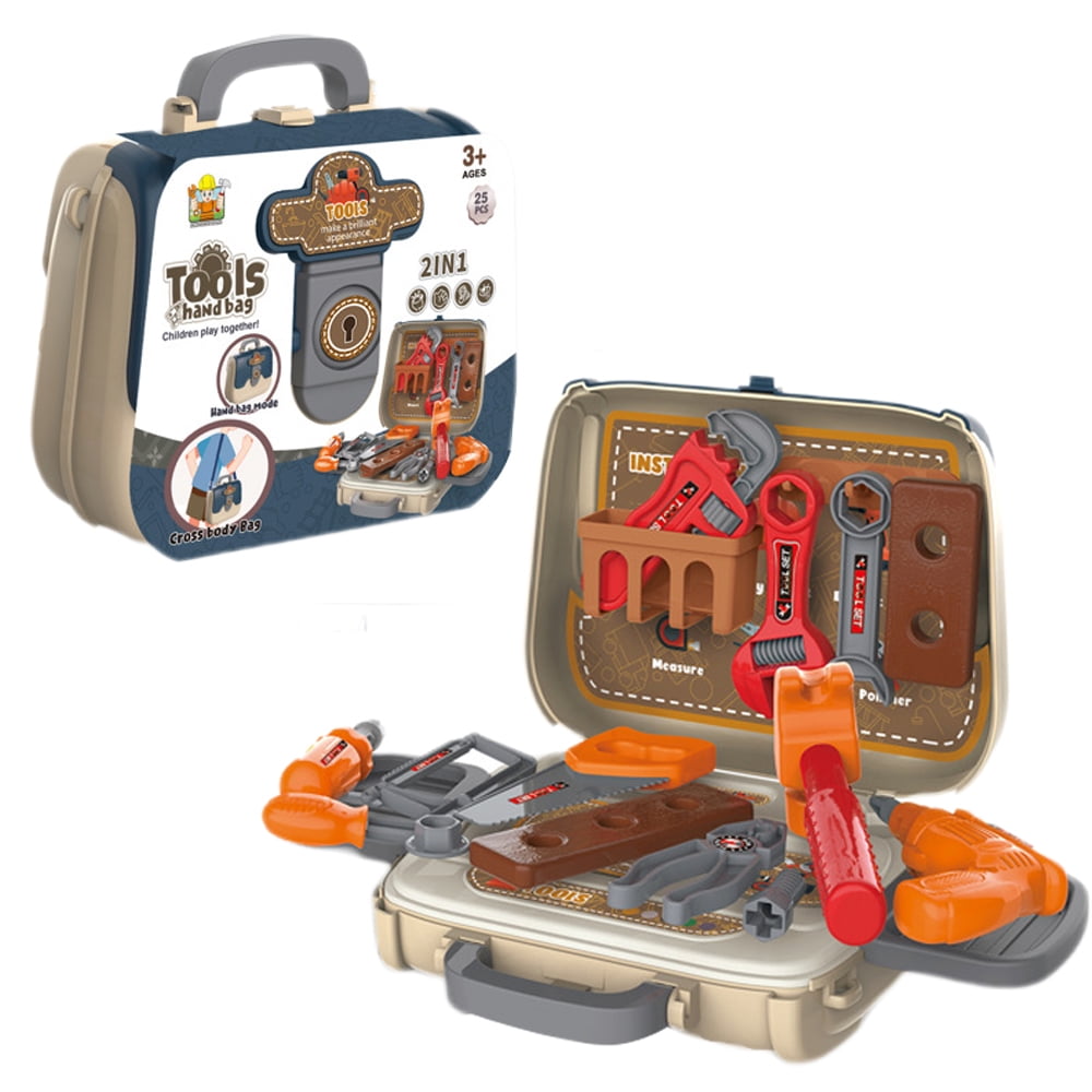 Kid Play House Toy Handbag Tool Kit Mini Foods Hamburger Toy Girl