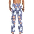 thumbnail image 4 of FORMRS Mens Pajama Pants with Pockets Sleepwear Lounge Bottoms Sizes S-2XL, Blue Cute Halloween, 4 of 7