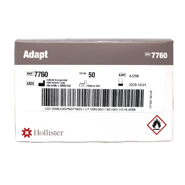 Hollister Adapt Adhesive Remover Wipes, 7760, 50 Count - 3 Pack