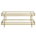 thumbnail image 2 of Evelyn&Zoe Robillard 45" Wide Rectangular Coffee Table in Brass, 2 of 9