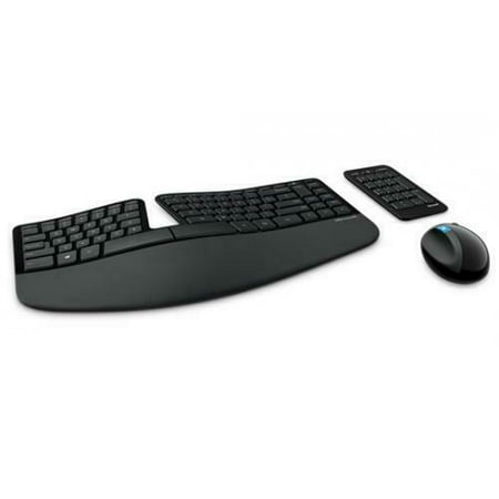 Microsoft Sculpt Ergonomic Desktop Keyboard And Mouse - Wireless - BlueTrack