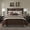 Brown, variant on Nanshing 10 Piece Comforter Set, Queen, Black Gold