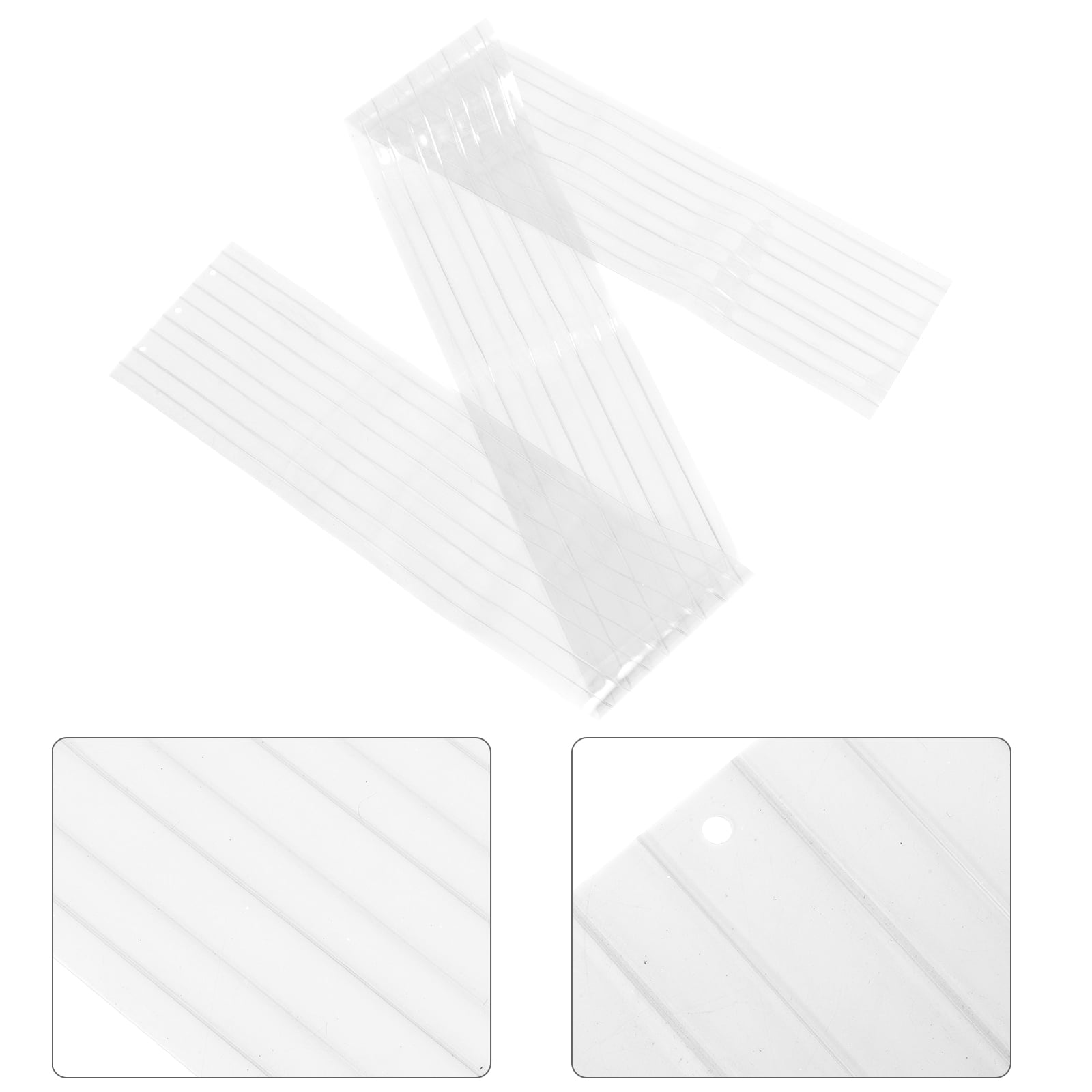 LOLIPPYY Weatherproof PVC Clear Flexible Dog House Door Flap 15cm x 1.95m