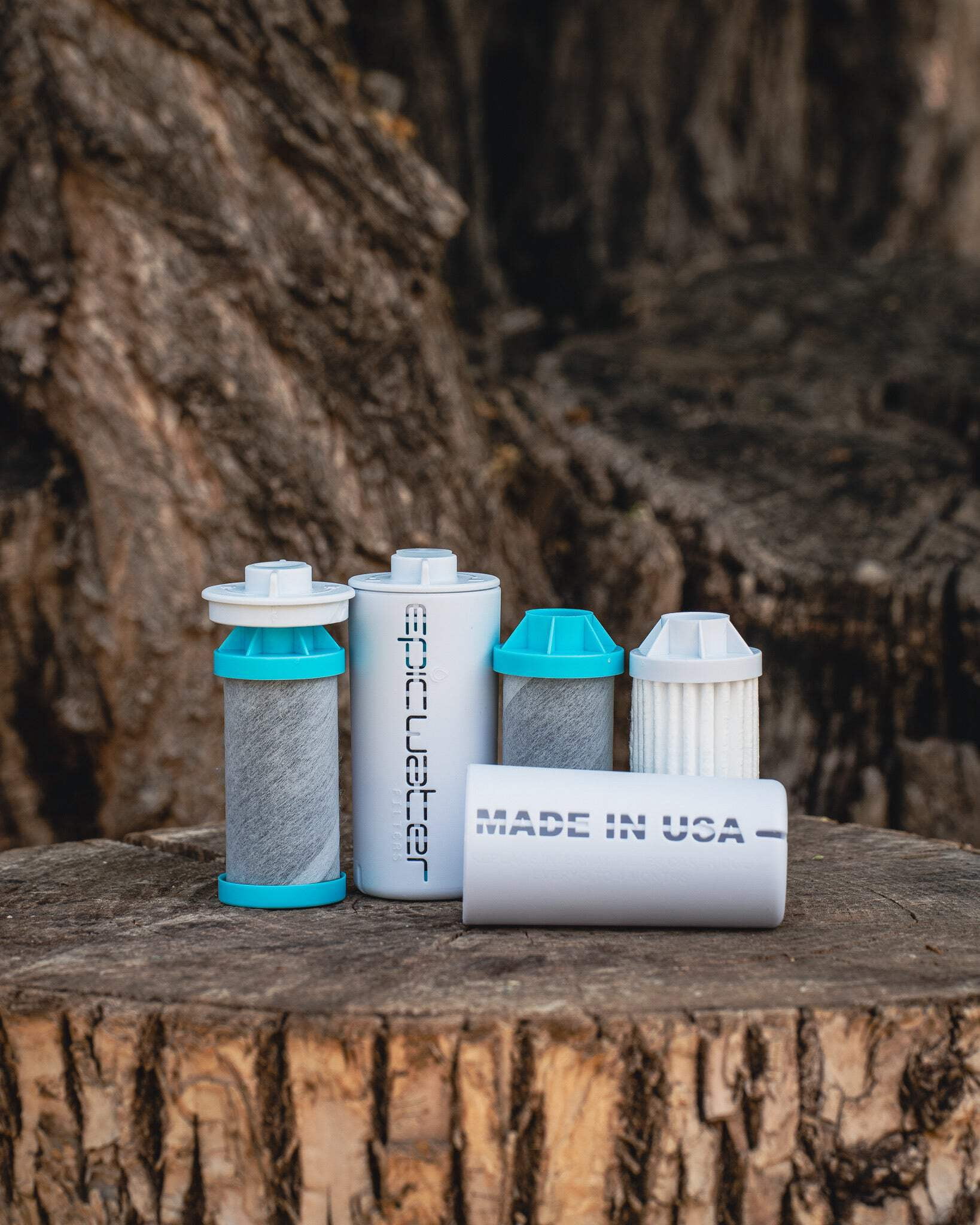 Epic Water Filters Nalgene OG Sustain Tritan USA Made Water Bottle and 75 Gallon Filter - Removes 99.99% of Water Impurities, 32oz, Leggitt Art