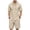 Khaki, variant on LEKWK Men Linen Sets Outfits 2 Piece Short Sleeve Button Down Hooded Tops and Elastic Waist Shorts Lightweight Loose Fit Summer Fashion Beach Vacation Wear