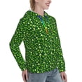 thumbnail image 6 of Honeii Happy St. Patrick's day Pattern Womens Oversized Hoodies Long Sleeve Sweatshirts Pullover Fall Outfits with Pocket-Small, 6 of 7
