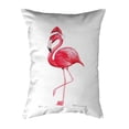 thumbnail image 2 of Betsy Drake KS084S 11 x 14 in. Flamingo Santa Non-Corded Pillow, 2 of 2