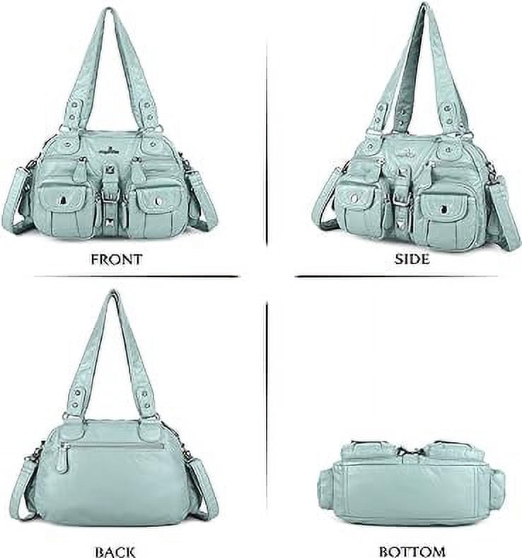 Angel Kiss Small Hobo Purses for Women Soft Vegan Leather Shoulder Bags with Crossbody Adjustable Strap