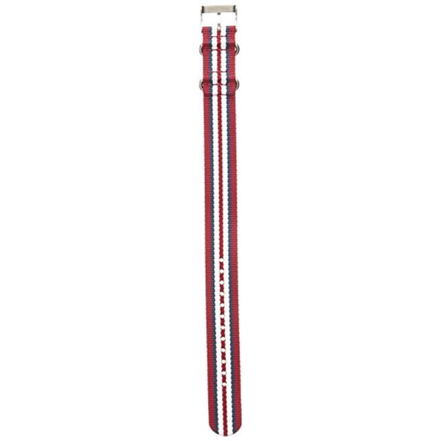 Correa de Tela Timex TW7C03400 Weekender 20mm Rayas Roja/Blanco/Azul