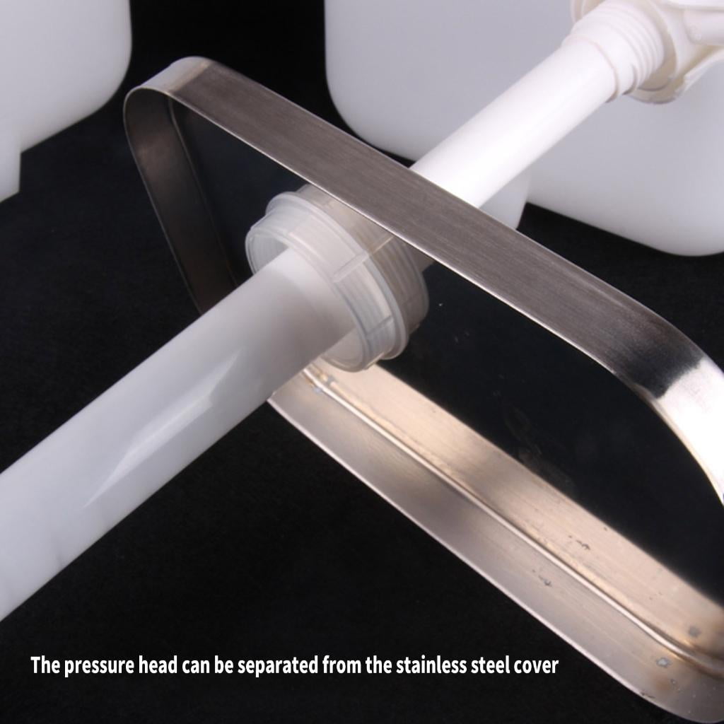 Giaone Hand Press Sauce Pump Durable Stainless Steels Easy Cleaning for Chocolate Syrups