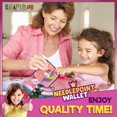 thumbnail image 5 of Kit de cartera Needlepoint Craftiloo para niños, bordado con unicornios, 5 of 5