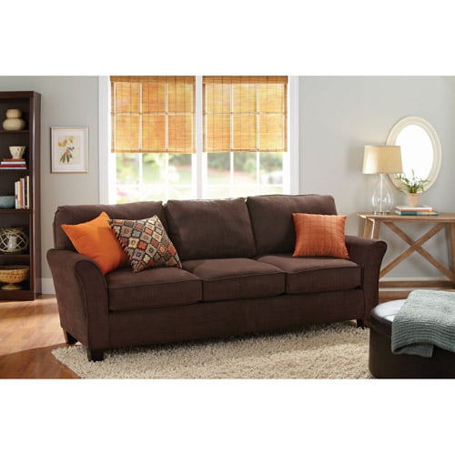 Better Homes And Gardens 3 Cushion Sofa Brown Com Better Homes And Gardens 3 Cushion Sofa, 3 Cushion Sofa