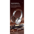 thumbnail image 2 of Retro Over-Ear Bluetooth Headphones, Wireless & Wired Audio Headset with TF Card Slot, AUX Input, Foldable Design, Long Battery Life for Home and Travel, 2 of 15
