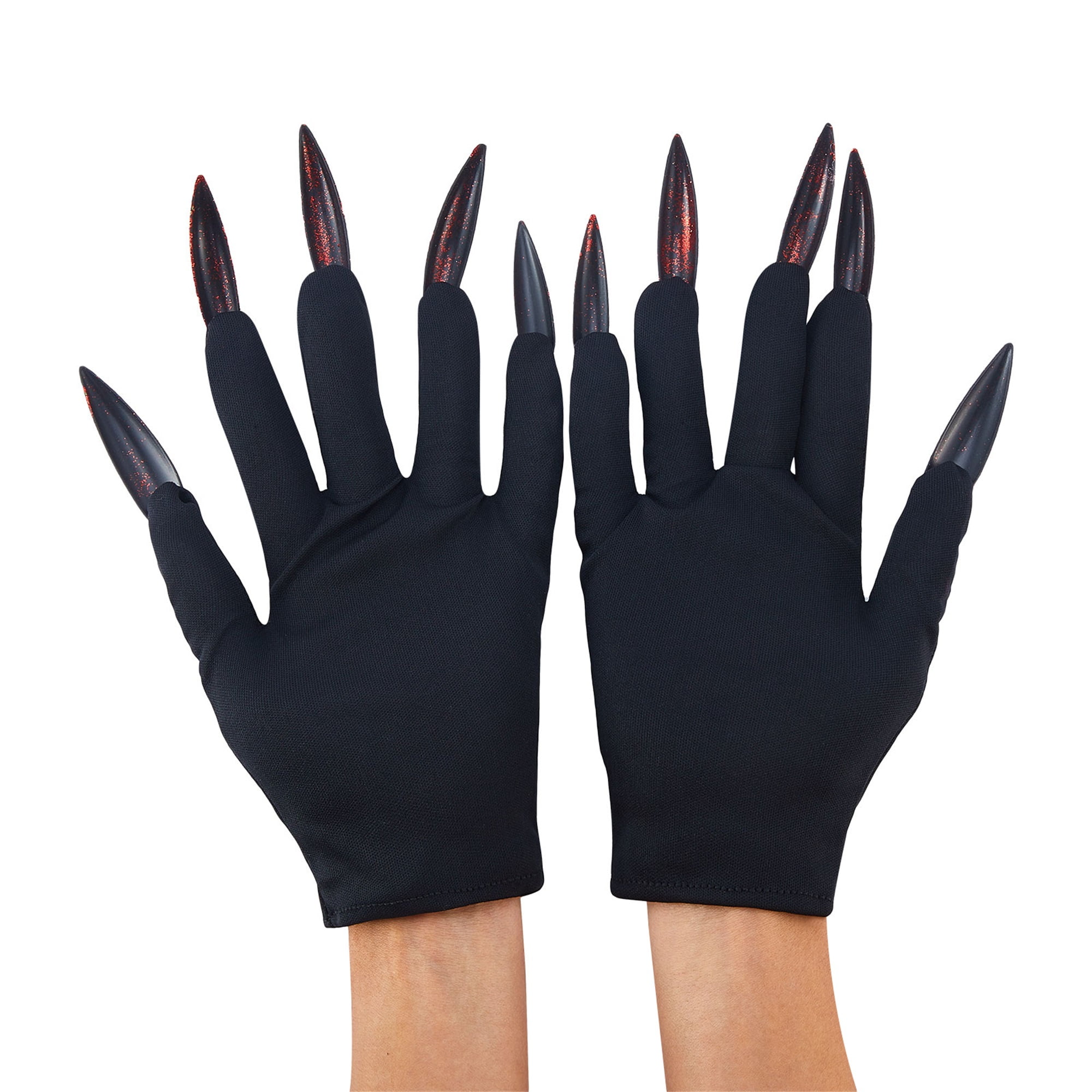 Halloween Creepy Gloves Long Nail Claw Gloves Horror Costume Props