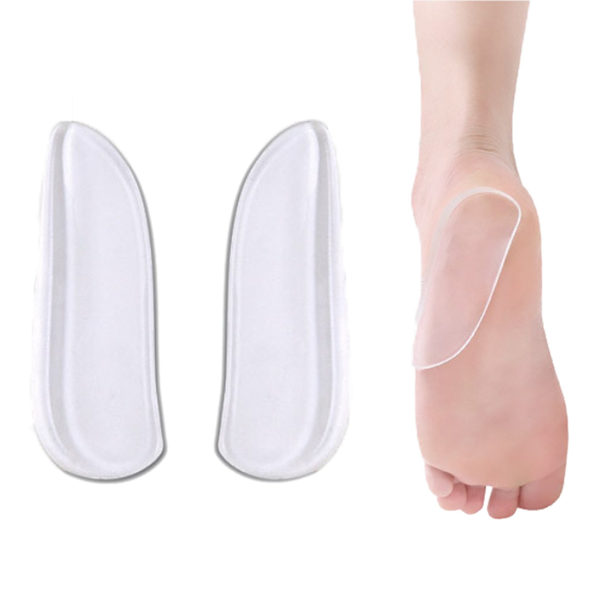 Mars Wellness Medial & Lateral Heel Wedge Silicone 2 Pairs - Universal ...
