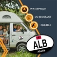 thumbnail image 4 of Magnet Me Up Albania Albanian Euro Oval Magnet Decal, 4x6 In, for Car, Truck, SUV, 4 of 7