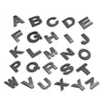 thumbnail image 1 of Kuntesetty 26 3D Stickers with English Letters for Cars, for Vehicle Body, Shiny Metal, for Black, 1 of 10