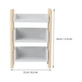 thumbnail image 2 of OFFIGAM Miniature Wooden Storage Rack for Dollhouse Decoration, Simple Style, Perfect for Dollhouse and Collectors, 2 of 10