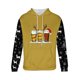 thumbnail image 5 of Sudadera con capucha para hombre, estilo casual, con cuello redondo, estampado, manga larga, blusa de poliéster, 5 of 5