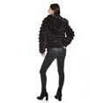 thumbnail image 3 of Chamarra de peluche con capucha Roman Fashion juvenil 24192 cafe, 3 of 5