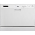 Midea 6Place Setting Countertop Dishwasher, White