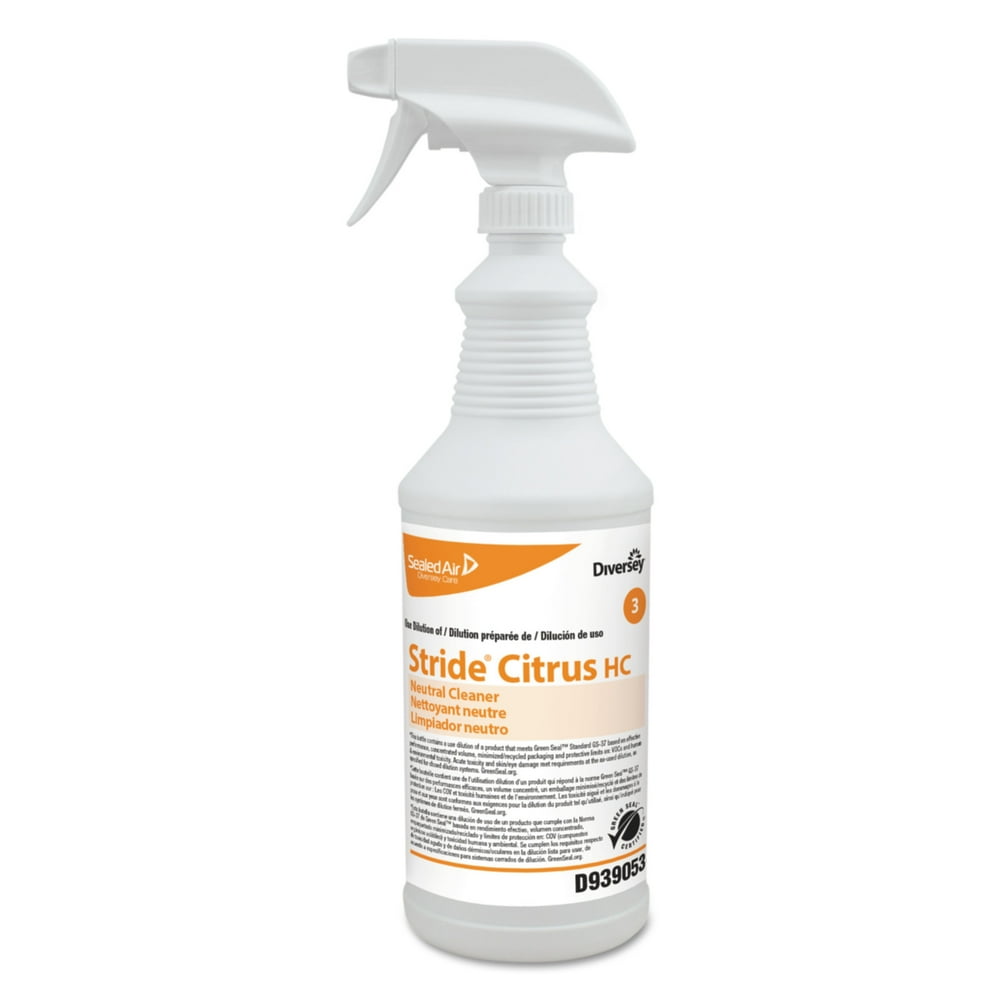 Johnson Diversey D939053A Stride Citrus Hc Neutral Cleaner Spray Bottle