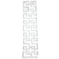thumbnail image 2 of Bergamo Art 28" Decorative Handmade Aluminum Modern Tray in White, 2 of 5