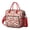 Red-70, variant on Strawberry Lover's Insulated Tote Bag - Extra Large Leakproof Cooler Lunch Box with Shoulder Strap, Multi-Compartment for Fruits, Drinks (Fruity Summer Berry Design)