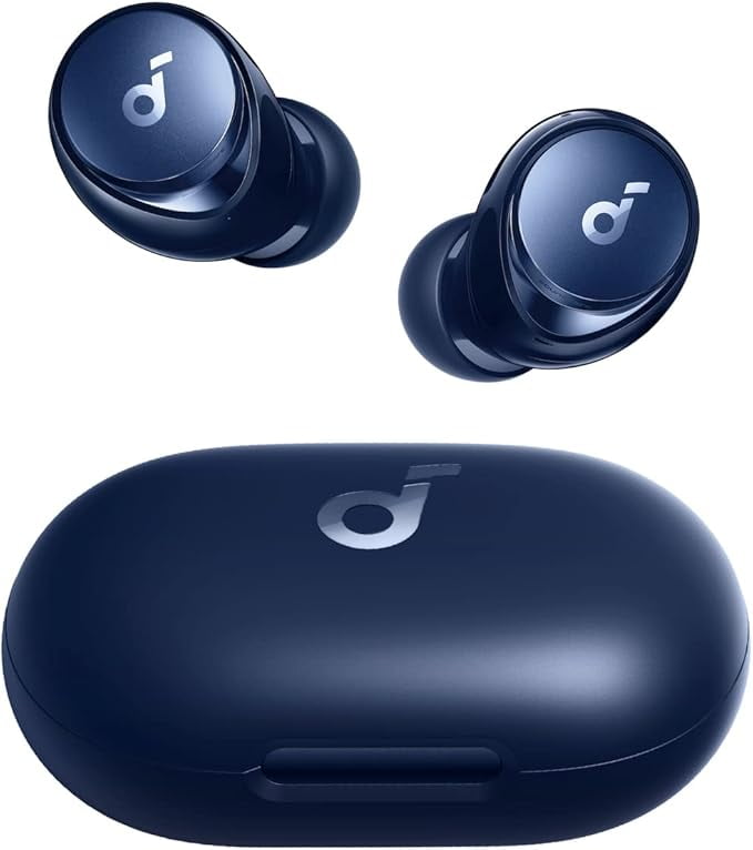 Restored Like New Soundcore by Anker Space A40 Auto-Adjustable Active Noise Cancelling Wireless Earbuds, Comfortable Fit (Refurbished)