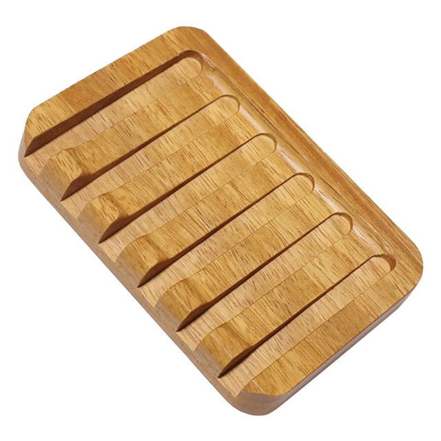 Jabonera de , soporte de jabón añera de de cocina, soporte de esponja para cocina perfecl Tenedor de jabón de bambú