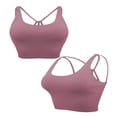 thumbnail image 7 of LEEYNEER Summer Crop Tank Tops Padded Sports Bra for Women Padded Sports Bra Longline Camisoles Casual Tank Tops Vest Sleeveless Crop Tops, 7 of 7