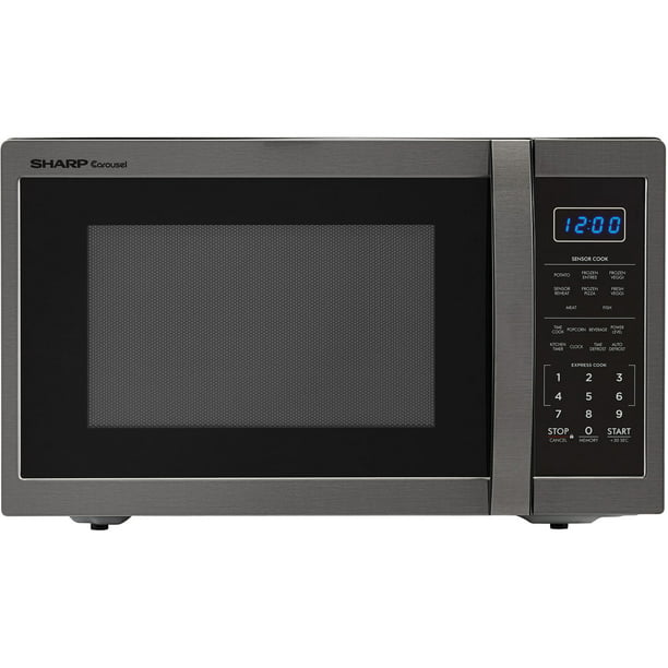 Sharp Carousel 1 4 Cu Ft 1100w Countertop Microwave Oven In