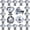 Clear, variant on 26 pcs Glass Cabinet Knobs Crystal Drawer Pulls Clear 30 mm Diamond for Kitchen, Bathroom Cabinet, Dresser and Cupboard by DeElf
