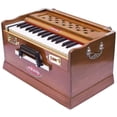 thumbnail image 3 of Portable Harmonium, Maharaja Musicals, Small, 2 1/4 Octaves Saptak, 3 Fold Bellow, 17x10x10 Inch, Handle, Bag, Kirtan Yoga Companion, Amazing Sound, Handmade Harmonium Instrument, PDI-PH1, 3 of 7