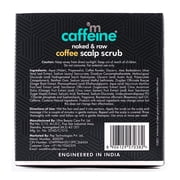 mCaffeine Naked and Raw Hydrating Coffee Scalp Scrub, Natural Aha, 8.82 oz