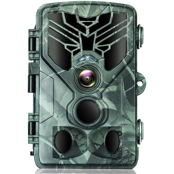Aleko Hunting Trail Cameras, WiFi 20MP 1080P HD Cámara de juego de seguridad con 120° Lente FMC Visión infrarroja nocturna IP66 a prueba de agua para exploración al aire libre de vida silvestre ACTIVE Biensenido a ACTIVE