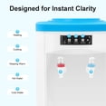 thumbnail image 5 of Fixartoo 550W Hot and Cold Water Dispenser,Countertop Water Cooler Heater for 1-5 Gal Bottles,for Home Office Kitchen, 5 of 12