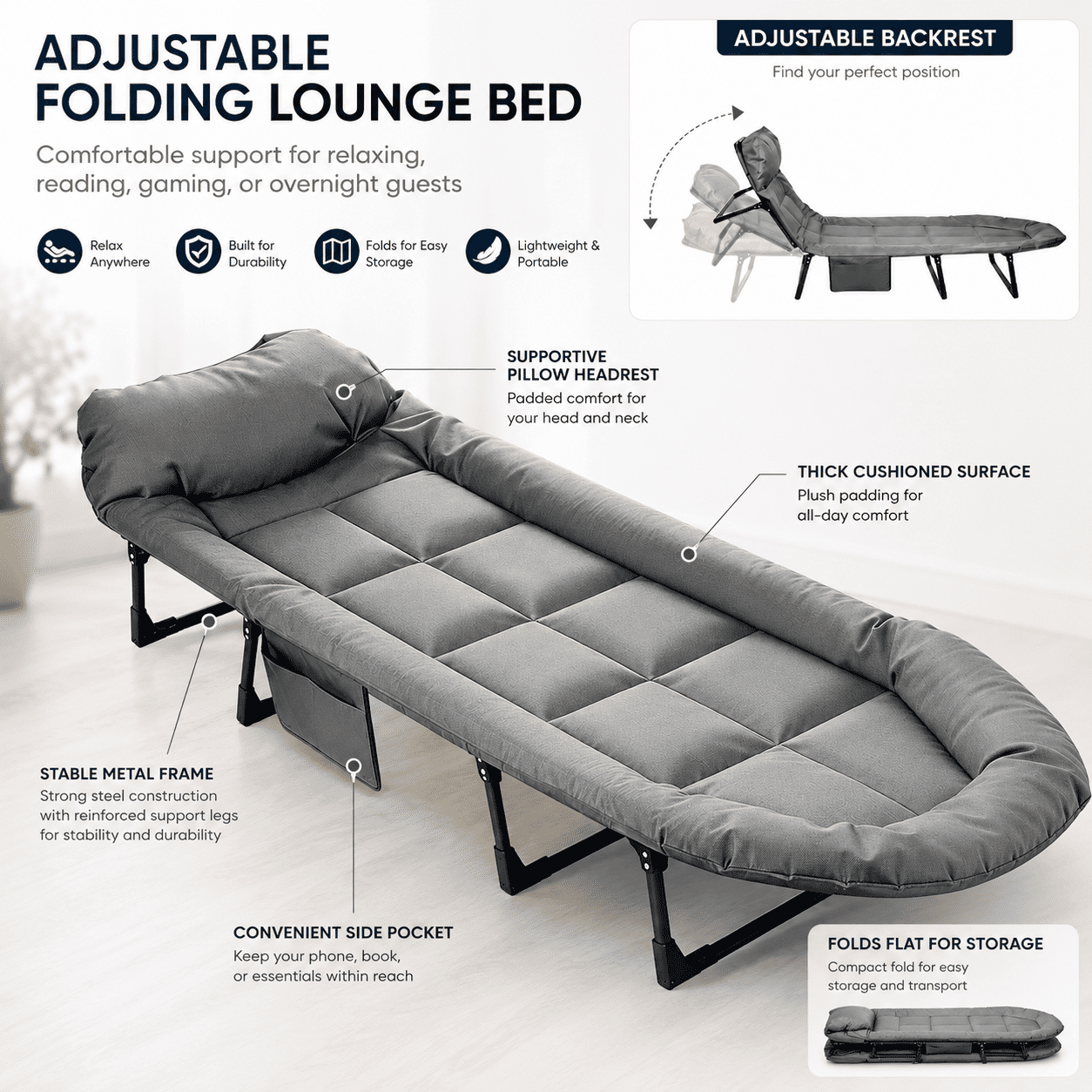 Coleman® Adult Sleeping Hiking Portable Pack-Away® Camping Cot