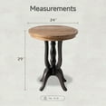 thumbnail image 3 of COZAYH Medium Density Fiberboard Round End Table, Black, 3 of 8