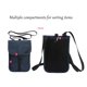 thumbnail image 3 of Porta Pasaporte con Bloqueo RFID Porta Pasaporte con Bloqueo Impermeable Nylon Gran Capacidad RFID Bolsa de Viaje para Efectivo Tarjetas de Crédito Documentos Teléfonos ANGGREK  Otros, 3 of 8