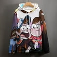 thumbnail image 4 of Gravity Falls Sweatshirts Casual Pullover Hoodie Jacket Unisex Hooded Activewear 3D Printed Long Sleeve Sweater with Pocket L, 4 of 8